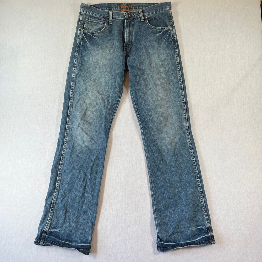 Wrangler Bootcut Jeans Mens 31x34 (Fit 31x32) WRT20TW Cotton Cowboy Western